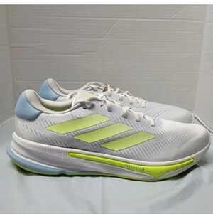 Adidas Supernova Ease White Yellow Running Shoes Men's Size 13 IH0795 NEW